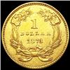 Image 2 : 1873 Open 3 Rare Gold Dollar UNCIRCULATED