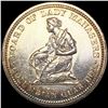 Image 2 : 1893 Isabella Silver Quarter UNCIRCULATED
