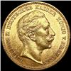 Image 1 : 1901 Germany Gold 20 Mark UNCIRCULATED