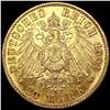Image 2 : 1901 Germany Gold 20 Mark UNCIRCULATED