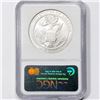 Image 2 : 2008 Bald Eagle Silver Dollar NGC-MS70
