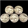 Image 2 : 1936-38 (5) Buffalo Nickels UNCIRCULATED