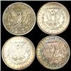 Image 2 : (4) Morgan Silver Dollars NICELY CIRCULATED