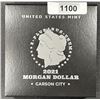 Image 3 : 2021-CC Morgan Silver Dollar -BU w/ Cert.