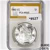 Image 1 : 1882-CC Morgan Silver Dollar PGA-MS65