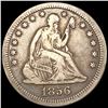 Image 1 : 1856-O Seated Liberty Quarter NICELY CIRCULATED