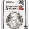 Image 1 : 1992 Silver Eagle NGC-ME MS69 Rev Struck Thru