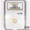 Image 1 : 1854 T1 Rare Gold Dollar NGC-MS62
