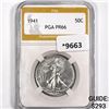 Image 1 : 1941 Walking Liberty Half Dollar PGA-PR66