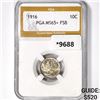 Image 1 : 1916 Mercury Silver Dime PGA-MS65+ FSB