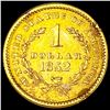 Image 2 : 1852 Rare Gold Dollar CLOSELY UNCIRCULATED