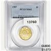 Image 1 : 1907 $5 Gold Half Eagle PCGS-MS61