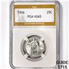 Image 1 : 1926 Standing Liberty Quarter PGA-MS65
