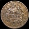Image 2 : 1809 Classic Head Half Cent ABOUT UNCIRCULATED