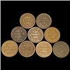 Image 2 : (9) Misc Large Cents LIGHTLY CIRCULATED