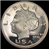 Image 1 : 2005 US 1oz Silver $10 Liberty Coin GEM PROOF