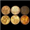 Image 2 : 1900's (6) Wheat Cents CLOSELY UNCIRCULATED