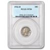 Image 1 : 1916-D Very Fine-20 PCGS  Key Date Mercury Dime