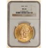 Image 1 : 1899 $20 Liberty MS64 NGC