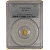 Image 1 : 1871 California Fractional 25c MS63 PCGS BG-864 R.6+