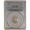 Image 1 : 1871 California Fractional 50c MS63 PCGS BG-1044 R.6+