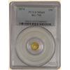 Image 1 : 1874 California Fractional 25c MS65 PCGS BG-795 R.3