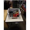 Image 1 : BLACK AND DECKER ROUTER WITH BITS, ATTACHMENTS AND 2 AIR NAILERS