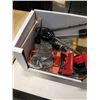 Image 2 : BLACK AND DECKER ROUTER WITH BITS, ATTACHMENTS AND 2 AIR NAILERS