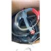 Image 13 : 3 BOXES OF COVERALLS, GAS CONNECTORS, WELDING CONTROLLERS, FACE SHIELD PARTS, OXY ACETYLENE HOSE