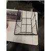 Image 3 : WIRE BASKET WITH ICE BUCKETS AND IRON WORKERS TIN SIGN