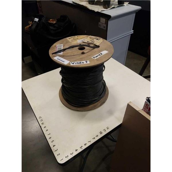 SPOOL OF VIDEO AND POWER CABLE