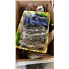 Image 2 : BOX OF TOOLS, 100 FOOT FISH TAPE, SAFETY GLASSES