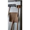 Image 3 : RAKE, 2 SHOVELS, HOE AND PITCHFORK SHOVEL