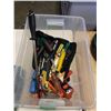 Image 3 : TRAY AND BIN OF SCREWDRIVERS, KNIVES AND TOOLS