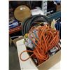 Image 2 : LOT OF WORK GLOVES, WIRE BRUSHES, POWER CABLES
