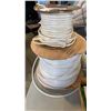 Image 2 : BOX, TRAY, 2 PAIL AND 2 SPOOLS OF SHOP SUPPLIES, HOSE, ELECTRICAL CABLE, WELDING ACCESSORIES, PIPE W