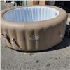 Image 1 : BESTWAY SALUSPA PALM SPRINGS INFLATABLE HOT TUB NO PUMP TUB AND COVER ONLY
