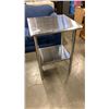Image 1 : STAINLESS TIRNITY 2 TIER WORKSTATION TABLE
