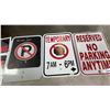 Image 2 : 6 NO PARKING AND OTHER SIGNS