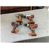 Image 1 : 4 RIDGID 18V DRILLS ALL ARE WORKING NO BATTERIES