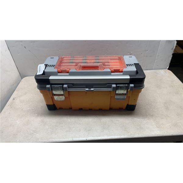 SPITFIRE TOOLBOX WITH FISHING REELS, FLASHERS, LURES