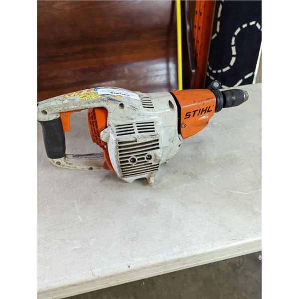 STIHL BT45 HAND DRILL WITH POWERFUL GAS ENGINE TESTED WORKING