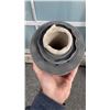 Image 2 : ROLL OF BLACK TWEED SUEDE VINYL 55.5" WIDE