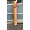 Image 1 : ROLL OF BROWN WOOD GRAIN SUEDE VINYL 55.5" WIDE
