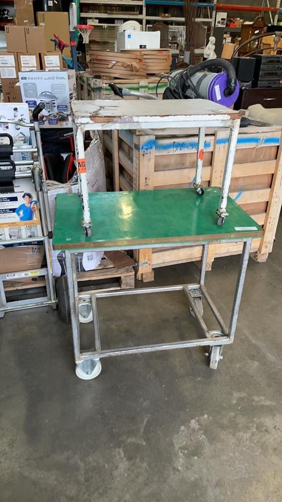 Endynino Grocery Cart on Wheels, Shopping Cart with Wheels Endynino Grocery Cart on Wheels, Shopping Cart with Wheels