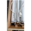 Image 3 : WOOD CRATE OF 10 DOUBLE LIGHT FIXTURES WITH BULBS 3FT LONG