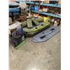 Image 2 : TOBIN SPORTS CANYON PRO 3 SEATER INFLATABLE BOAT WITH 2 OARS AND PUMP NEEDS PROPER PLUGS