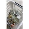 Image 2 : BIN OF 5 VINTAGE GLASS DOOR KNOBS