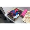 Image 2 : TRAY OF EXERCISE EQUIPMENT AND YOGA ITEMS