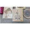 Image 8 : TRAY OF EXERCISE EQUIPMENT AND YOGA ITEMS